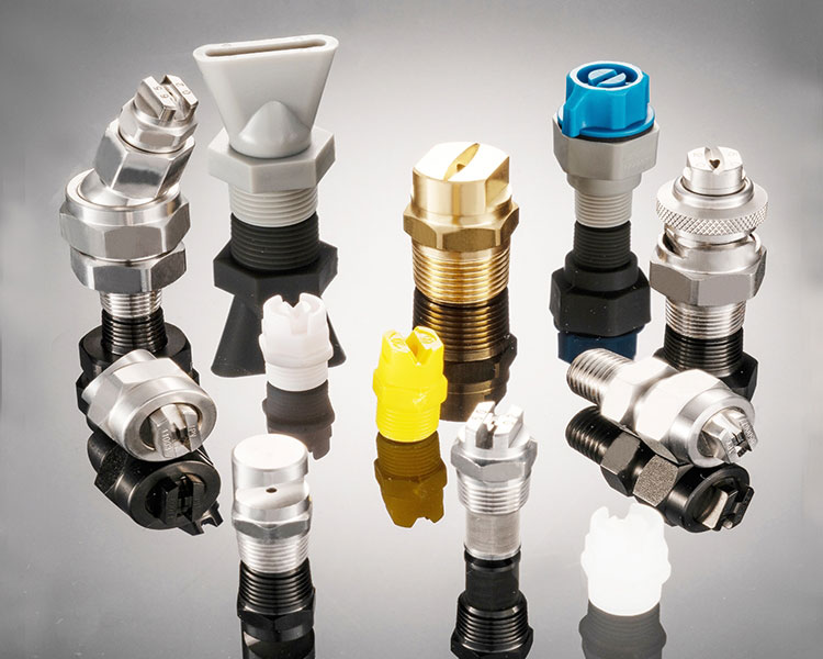 Boquillas de abanico plano